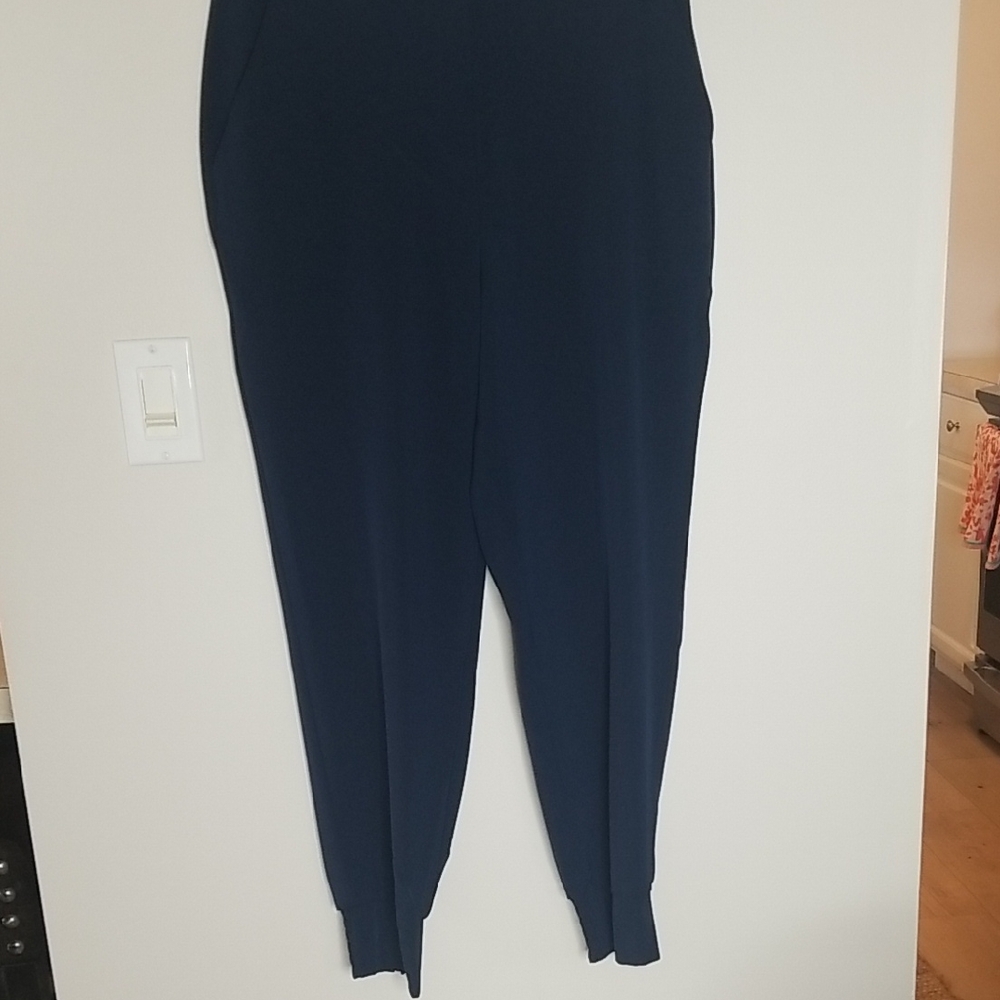 Alfani Womens Dress Joggers Sz Med Navy